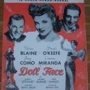 Dig You Later (a Hubba-Hubba-Hubba) From Doll Face 1945 Sheet Music