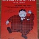 Mister Five by Five Behind the 8 Ball With The Ritz Brothers 1942 Sheet Music