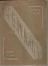 St. Bonaventure College Official Athletic Program Season 1928-1929 Football