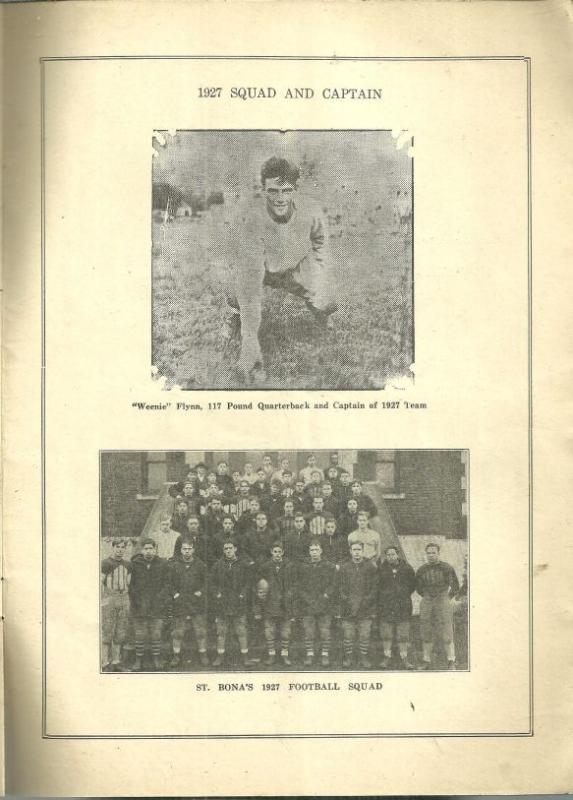 St. Bonaventure College Official Athletic Program Season 1928-1929 Football