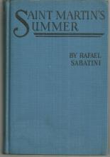 Saint Martin's Summer by Rafael Sabatini Vintage Adventure Fiction