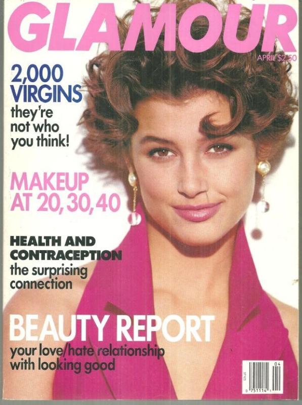 Glamour Magazine April 1992 Bridget Moynahan On Cover Beauty Report