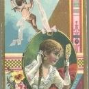 Victorian Trade Card for Larkin Boraxine, Buffalo, New York with Lovely Lady