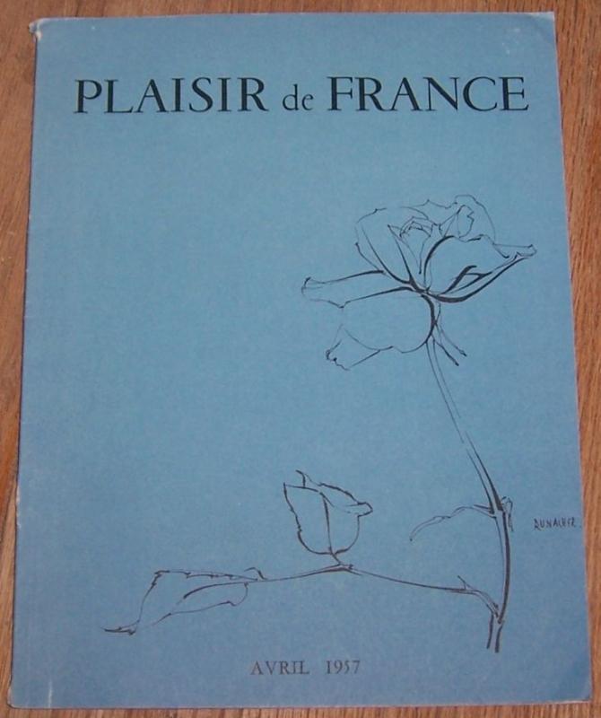 Plaisir de France (Images of France) Magazine April 1957 Vintage Photos and Ads