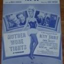 You Do From Mother Wore Tights Starring Betty Grable 1947 Sheet Music