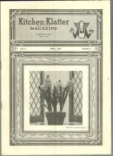 Kitchen Klatter Magazine April 1944 Flowers in Spring/Easter Eggs/Save Seeds