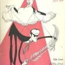 Theatre Arts Magazine April 1957 Eugene O'Neill and Jose Quintero by Hirschfeld