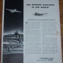 1941 Air Transport World War II Life Magazine Advertisement Save Time by Air