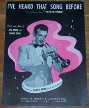 I've Heard That Song Before From Youth on Parade Recorded by Harry James 1942