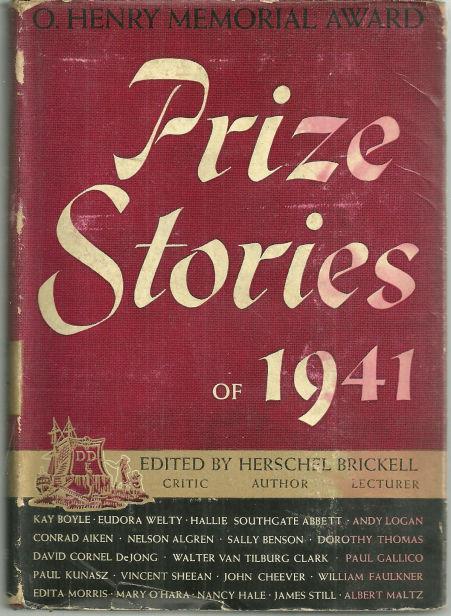 O. Henry Memorial Award Prize Stories of 1941 edited by Herschel Brickell w/DJ