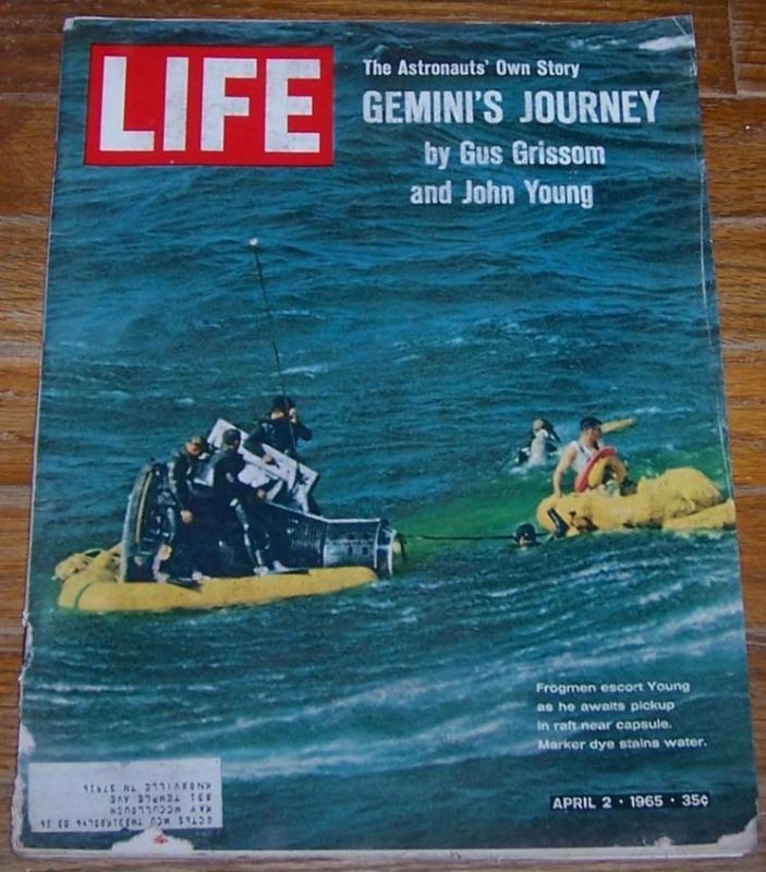 Life Magazine April 2, 1965 Gemini's Journey by Gus Grisson and John Young