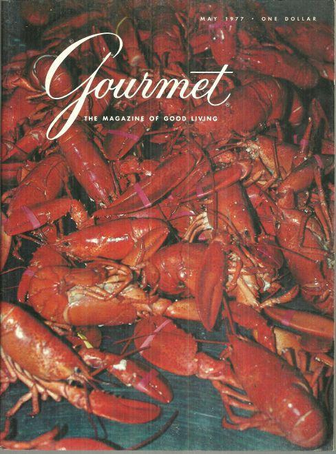 Gourmet Magazine May 1977 Lobster from Prince Edward Island on Cover