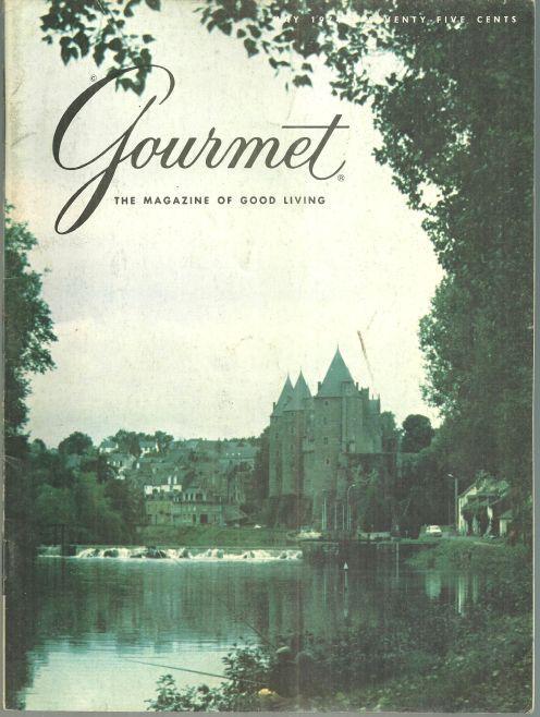 Gourmet Magazine May 1974 Chateau de Josselin, Brittany on Cover/Derby Day