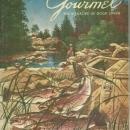 Gourmet Magazine May 1954 Trout/Gourmet's Guide to Britain Henry Stahlhut Cover