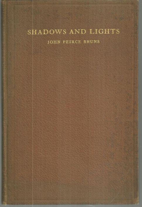 Shadows and Lights by John Peirce Burns 1927 Poetry
