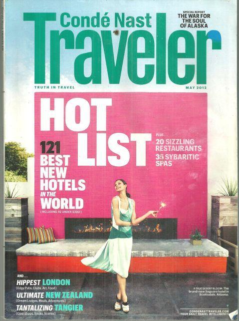 Conde Nast Traveler Magazine May 2012 Hot List/London Goes Electric/New Zealand