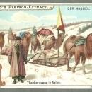 Victorian Trade Card for Liebig Company's Fleisch-Extract with Camel Caravan