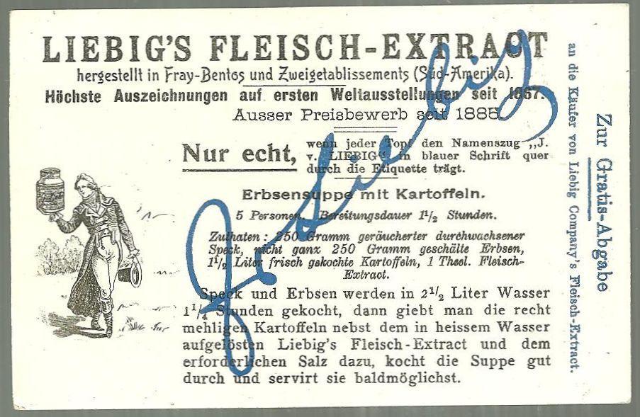 Victorian Trade Card for Liebig Company's Fleisch-Extract with Camel Caravan