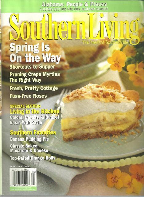 Southern Living Magazine February 2007 Alabama People and Places