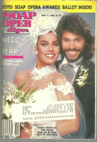 Soap Opera Digest Magazine May 7, 1985 Days Bo and Hope Get Married on Cover