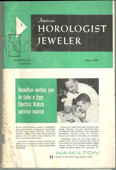 American Horologist and Jeweler Magazine May 1959 The Cyclotron Colored Diamond