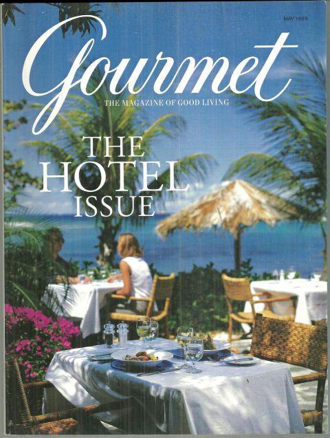 Gourmet Magazine May 1999 The Hotel Issue Little Dix Bay Virgin Gorda BVI Cover