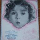 On the Good Ship Lollipop Sung by Shirley Temple in Bright Eyes 1939 Sheet Music