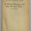 Short History of the World War by Leo Markun 1927 Little Blue Book Vol. 110