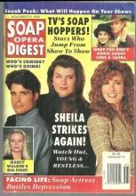 Soap Opera Digest Magazine November 9, 1993 Shelia Strikes Again on the Cover