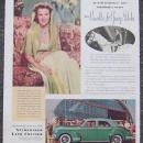 1941 Raymond Loewy Studebaker Land Cruiser Magazine Color Advertisement