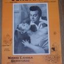 Serenade From the Movie Starring Mario Lanza and Joan Fontaine 1956 Sheet Music