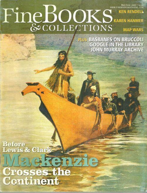 Fine Book and Collections Magazine May/June 2005 Alexander Mackenzie Cover