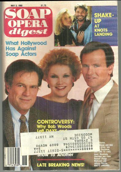 Soap Opera Digest Magazine May 3, 1988 One Life To Live on the Cover