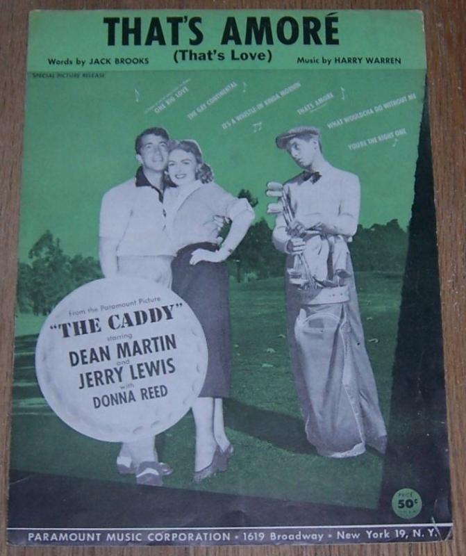 That's Amore (That's Love) From The Caddy starring Dean Martin and Jerry Lewis