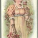 Victorian Card for The Brockton Shutter Worker with Lovely Lady