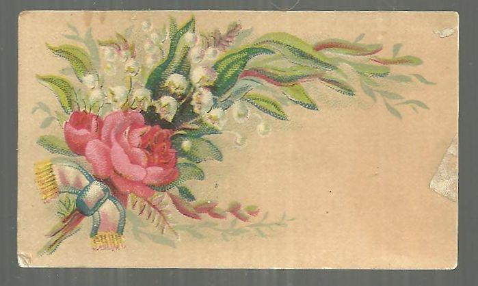 Victorian Trade Card For John Mullins, 82 and 84 Myrtle Ave. Brooklyn, New York