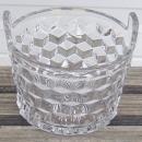 Vintage American Fostoria Clear Glass Ice Bucket