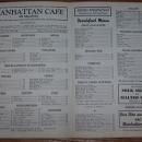 Vintage World War II Menu for Manhattan Cafe, Lewiston, Idaho 1943