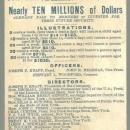 Victorian Bookmark Trade Card for The Metropolitan Life Insurance w/Lady Fishing