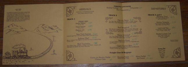 Vintage Menu for Iron Mike, 1155 South Broad Street, Fremont/Inglewood, Nebraska