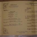 Vintage Menu for Iron Mike, 1155 South Broad Street, Fremont/Inglewood, Nebraska