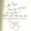 Don't Quit Your Day Job Edited by Sonny Brewster 2010 Signed 1st edition with DJ