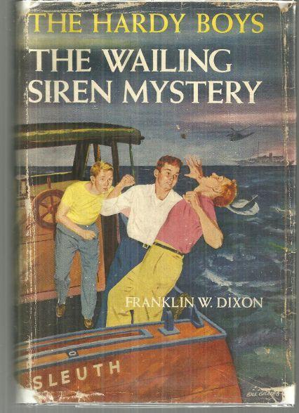 Wailing Siren Mystery by Franklin Dixon Hardy Boys #30 1st with Dust Jacket
