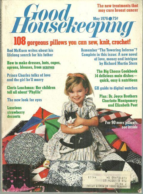 Good Housekeeping Magazine May 1976 Cloris Leachman/The Rich and Famous