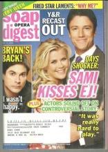 Soap Opera Digest Magazine May 13, 2008 Days Shocker, Sami Kisses EJ on Cover