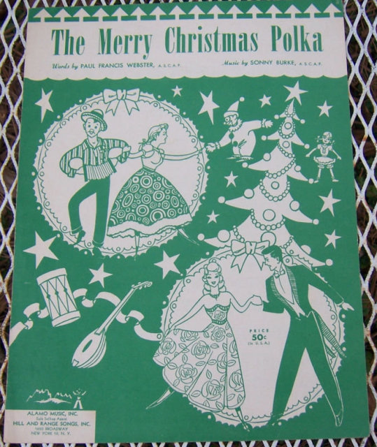 Merry Christmas Polka 1949 Guitar Sheet Music