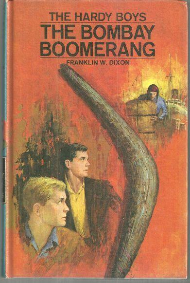 Bombay Boomerang by Franklin Dixon Hardy Boys Series #49 Matte Blue Cover 1970