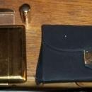 Vintage Dorset Fifth Avenue Black Carryall Compact/Cigarette Case/Lipstick/Comb
