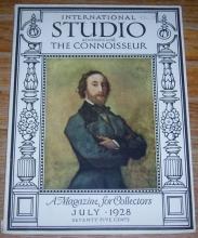 International Studio with Connoisseur Magazine July 1928 Delftware/Antique Beds
