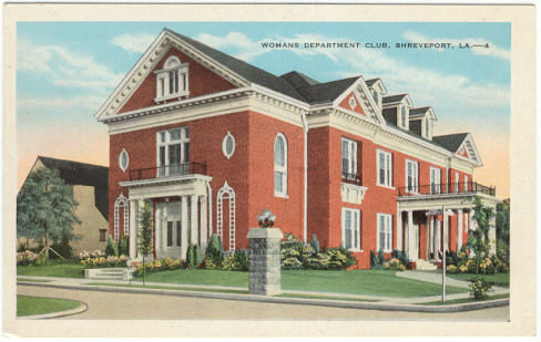 Postcard Woman's Department Club, Shreveport, Louisiana